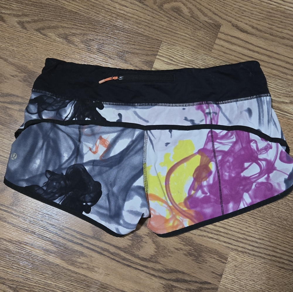 Lululemon Unicorn Tears Speed shorts sz 8